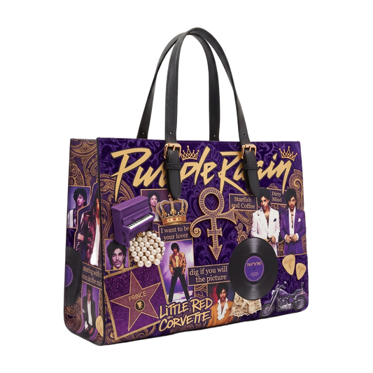 Prince Gold Love Symbol handmade tote bag